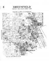 Greenfield Township, Detroit, Woodward Heights, Highland Park, Wayne County 1915